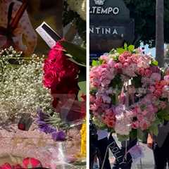 Dolly Parton Fans Cover Her Hollywood Walk of Fame Star With Flowers