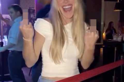 Matthew Stafford’s wife Kelly shakes butt, flips off camera in wild birthday video