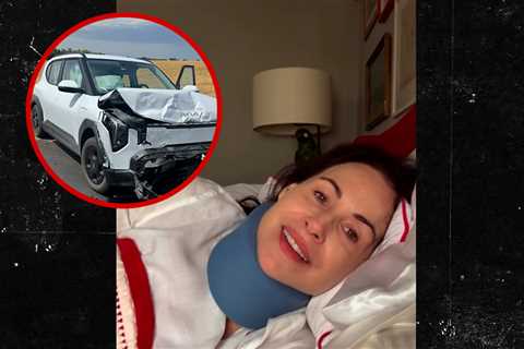 Minnie Driver Says She Was T-Boned in 'Really Bad' Car Accident, in Neck Brace