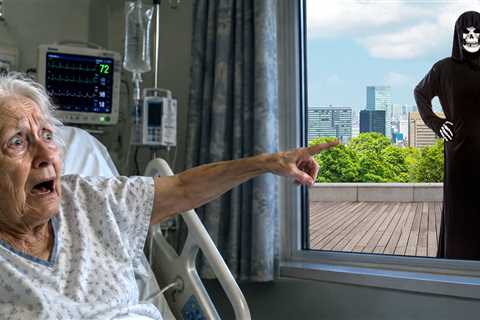 Man Dressed as Grim Reaper Arrested for Staring at Patients From Hospital Roof