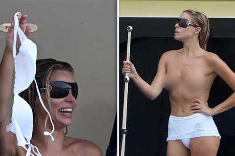 Brooks Nader Swims Topless With Model Jack Lumsden
