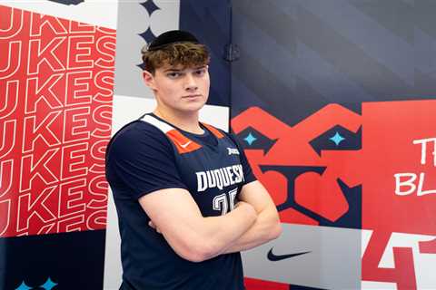 Duquesne’s Chaim Galbut embarking on rare path as Orthodox Jewish Division I basketball player