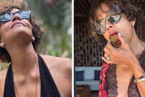 Halle Berry Showed Off A Super Sultry Look For Her 60th Birthday, And This F**k-It Attitude Needs..