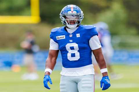 Giants cut Juju Smith-Schuster as fight for wide receiver spot intensifies