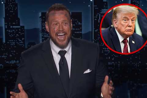 Jelly Roll Roasts Trump's Weight and Says He Can't See His Penis
