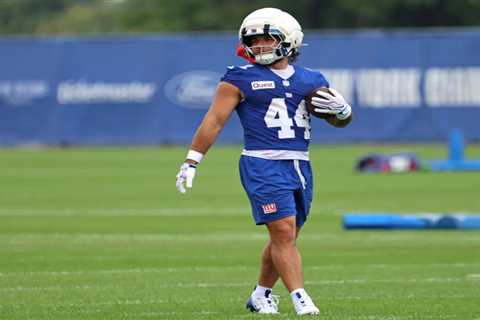 Cam Skattebo’s ‘infectious’ energy causes Giants practice skirmish