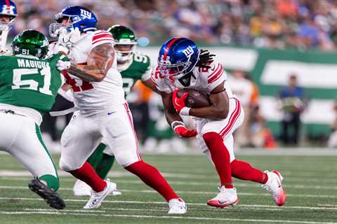 Giants show off their running back depth in impressive win over Jets