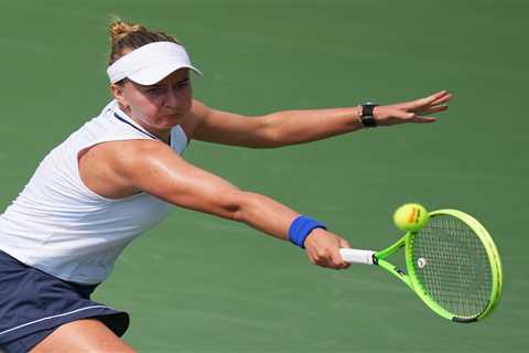 Two-time Grand Slam champ Barbora Krejcikova the first seeded player to go down at US Open