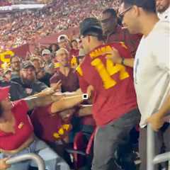 ‘Fight On’ takes on new meaning as USC fans brawl in Coliseum stands