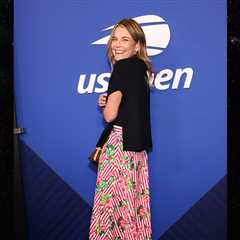 Savannah Guthrie Smiles Through Tough Times at U.S. Open Men's Final