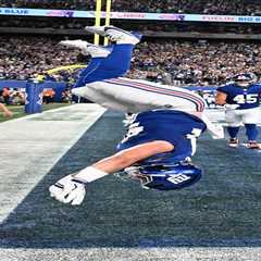 Cam Skattebo’s return to his vintage Giants form comes with celebration pledge after backflip