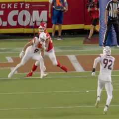 Travis Kelce gets away with blatant penalty on Chiefs’ first TD