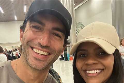 Justin Baldoni Bumps Into Blake Lively Critic Candace Owens After Court Win