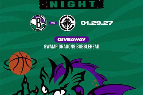 Nets celebrating Swamp Dragons night in homage to rebrand that fell apart