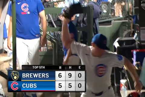 Cubs pitcher Trent Thornton has epic tantrum in dugout — and he didn’t even allow a run