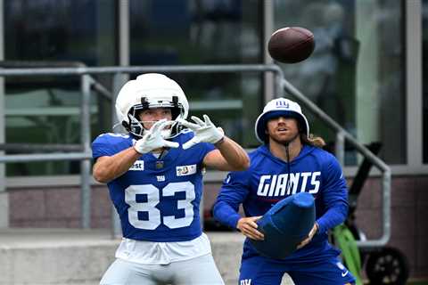 Giants sign wide receiver Dalen Cambre from practice squad with Malik Nabers questionable