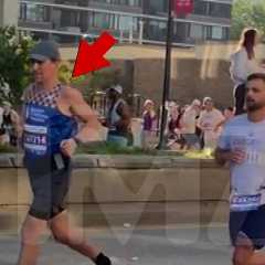 Patrick Clancy Spotted Running Chicago Marathon