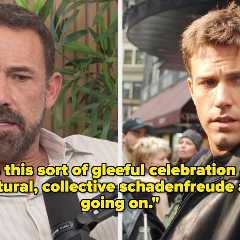 Ben Affleck Just Compared How He Was Treated By The Tabloids To Britney Spears As He Recalled..