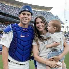 Will Smith’s wife announces daughter’s birth hours before Dodgers-Brewers NLCS Game 3