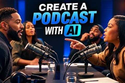 How to Create an AI Podcast Video That Looks REAL (Full Tutorial)
